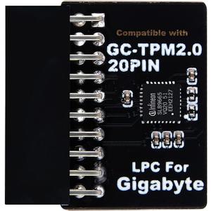 TPM2.0 Module LPC 20Pin Module with Infineon SLB9665 for Gigabyte Motherboard Compatible with GC-TPM2.0