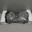 Hot Plate, 2000W Portable Electric Stove for Cooking with Stay Cool Handles & 5 Levels Adjustable Temperature, Countertop Double Coil Burner for Home RV Camp Compatible for All Cookwares,Black