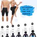 5 Pack Compression Shorts Men with Pocket Spandex Athletic Baselayer Shorts Quick Dry Compression Sports Underwear (Black, XXXL)