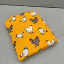 Chicken Farmhouse Yellow Chicken Valance Sale Cotton Window, Curtain Treatment 42W x 14L