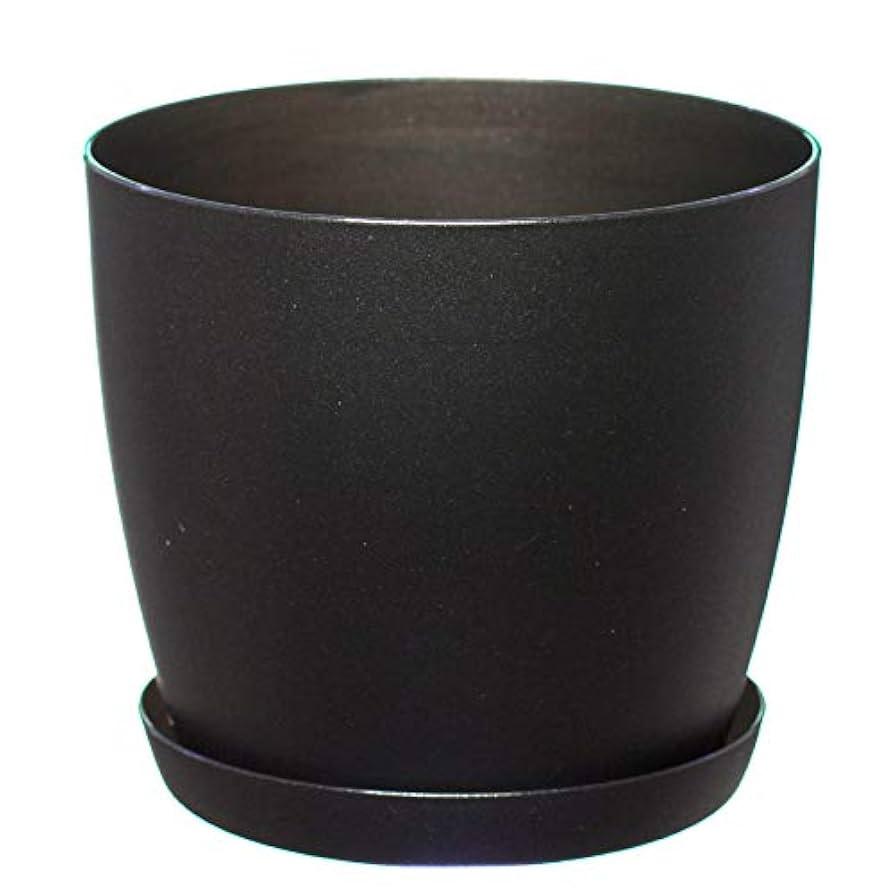 Classic Egg 8 In Planter Black