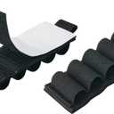 6 Packs 6 Rounds Buttstock Shell Card Holder | 12/20 Ga Side Saddle Shell Carrier for Rifle Shotgun Cartridge | with Molle Utility Pouch Hook and Loop