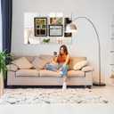 Abyssaly 10 Pack Acrylic Mirror Tiles, 11.8" x 11.8" Stick on Mirrors for Wall, Flexible Plastic Mirror Sheets Wall Stickers Small Espejos for Bedroom Home Gym Door