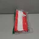 Leaveland Red and White Stripe Set of 2 20x20 Inch Cotton Polyester Square Throw Pillow Cover Decorative Soft Cushion Case Fall Autumn Winter Christmas Home Decor Sofa Standard Size Accent Pillowcase