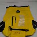 IDRYBAG Waterproof Backpack for Men 20L/30L/40L, Floating Dry Bag Kayak, Dry Backpack Hiking (Yellow)