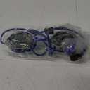 Swim Goggles for Adult Men Women Youth, Bungee Strap Swimming Goggles No Hair Pulling Mirrored/Clear Lens Goggles (01-blue)
