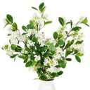 Melorca&Guilla Artificial Plants,3PCS 32" Green Faux Branches for Vase Faux Stems Greenery Stems,Artificial Branches Fake Plants for Shop Garden Office Home Décor (3, Daphne)