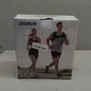 Zeerun Weighted Vest for Women & Men with Reflective Stripe and Adjustable Buckle, Comfortable & Durable Rucking Vest for Walking, Running & Strength Training (10 lb, Black)