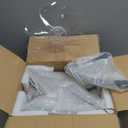 Dimmable Ceiling Fan with Light and Remote Control, 31" Small Flush Mounted Ceiling Fan with Led Lights, APP and Remote Controlled, Modern, Black, Upgraded