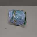 OYOANGLE Women's Maternity One Piece Swimsuits Textured Shell Decor V Neck Pregnancy Bathing Suit (Medium, Blue)