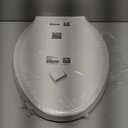 KOHLER 4636-RL-0 Cachet ReadyLatch Elongated Slow Close Toilet Seat, Soft Close Toilet Seat Quiet Lid, Contoured Grip-Tight Bumpers Installation Hardware, Apartment Essentials, White