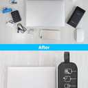 Electronics Organizer Travel Cable Cord Case Sleeve Soft Carrying Accessories Storage Bag Portable Double Layers All-in-One Pouch for USB Drive Charger Earphone,Zipper Wallet