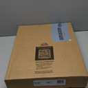 Mayfair Padded Toilet Seat, Cushioned Soft Vinyl over Wood Core Seat, Secure Hinges, Easy Clean, Made in USA, Round, White