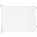 Retractable Baby Gate for Stairs and Doorways, 55" Wide x 33" Tall Mesh Dog Gate for Indoor & Outdoor Use, Safety Gate for Babies and Pets, Child Gates for Hallways, Hardware Mounted, White