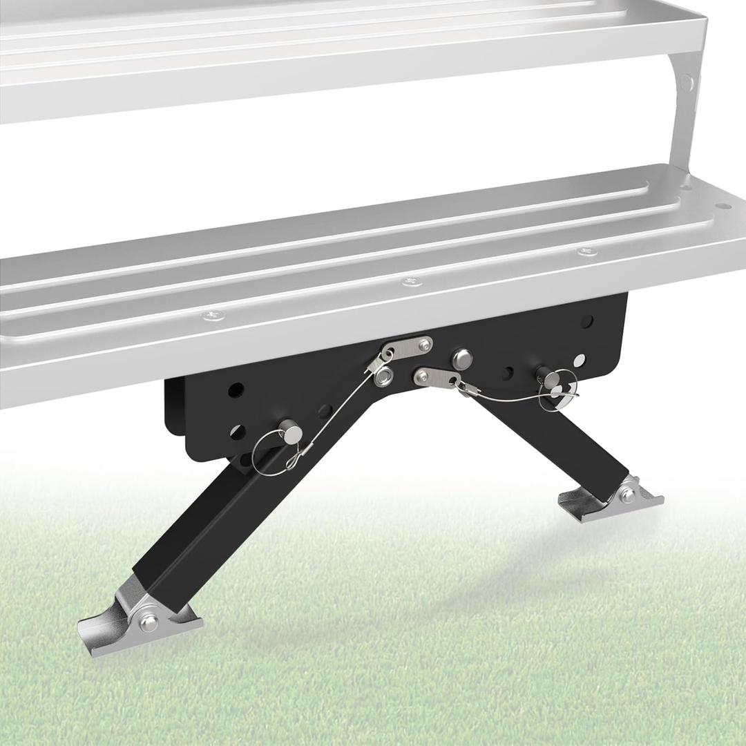 RV Step Stabilizer Kit for Travel Trailers/5th Wheels/Motorhomes,Height Ranges from 2.8" to 11.4",Solid Metal and Easy Installation