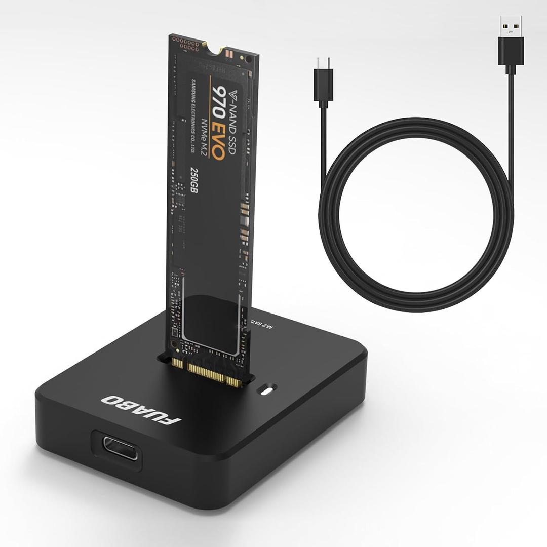 FUABO M.2 SSD Docking Station for Hard Drives