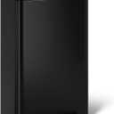 Kohler K-20941-BST Kitchen Trash Can, 8 Gallon Trash Can Trash with Quiet-Close Lid and Hands Free Foot Pedal in Black Stainless Steel