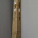 Oak Wood Grain Window Rods, Double Curtain Rod 72-144 Telescoping Length 1Inch Diameter Front Poles and 5/8Inch Diameter Back Poles