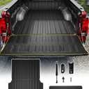 PWY Bed Liner & Tailgate Mat Replacement for Chevy Colorado/GMC Canyon (2023-2026 5 Ft), All Weather TPE Bed Mat with Tailgate Assist Non-Slip Mats