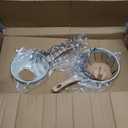 Bazova 24 Pcs Pots and Pans Set Non Stick Ceramic Cookware Set,Healthy Non Toxic Kitchen Cookware Sets with Large Capacity,Induction Compatible,PFAS/PTFE/PFOA/PFOS Free,Cream White