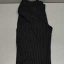 Tapata Women's Stretchy Straight Dress Pants with Pockets Tall, Petite, Regular for Office Work Business 26'', Black, Pinstripe, L