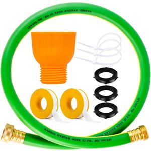 Aottykro Garden Hose to Antifreeze Bottle Adapter All-in-One Male and Female Twist Connect Adapter for Camper, RVs, Marine & Garden Hose(Green)