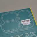 Stainless Steel Bento Lunch Box for Kids, 26.4 oz Leak-Proof 3-Compartment Metal Bento Box, BPA-Free, Cute Cartoon Meal Prep Snack Container with Utensils for School, Office, Travel - Yellow