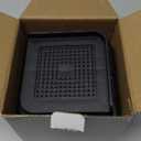 Bed Risers Heavy Duty, Oversized Furniture Risers, Support Up to 6000 Lbs, Lift 1 inch for Couch, Sofa, Table,Chair (Black 4 Pack, 1 inch)