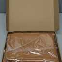 Cat Mat for Litter Box, 34" X 22" Large Silicone Cat Litter Trapping Mat, Easy Clean for Scatter Control, Soft on Kitty Paws, Waterproof, Urine-Proof, Non-Slip Kitty Litter Mat for Floor, Brown