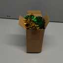 33FT St. Patrick's Day Tinsel Garland, Green Gold Metallic Twist Foil Tinsel Garland with Shiny Lucky Coin Ornament Hanging Garland for St. Patrick's Day Birthday Party Indoor Outdoor Decoration