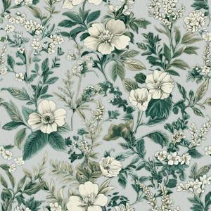 Floral Peel and Stick Wallpaper Vintage 17.3"x393" Sage Green Wallpaper Botanical Removable Self Adhesive Wall Paper Leaf Contact Paper for Bedroom Boho Wallpapers for Cabinets and Drawers Decor Vinyl