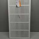 EZ-FLO 30 x 14 Inch (Duct Opening) Return Air Vent Cover for Wall or Ceiling, Solid Steel Return Air Grille, HVAC Vent Cover, White, 61650