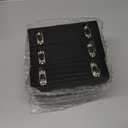 Small Floating Shelf,Set of 3 Display Ledges for Wall,Mini Shelves,Rustic Wood Shelf for Bedroom Living Room Bathroom Kitchen (6 Inch, Black)