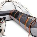 Elevon Extra-Large Pet Enclosure, Cat Tunnels Tents Suitable for Cats Dogs Rabbits, Indoor Outdoor Playpen Portable Exercise Tent with Carry Bag, 74" x 74"x 36"
