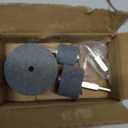 4 Pcs Mounted Grinding Stone - 1/4 Inch Shank Assorted Shape Grinding Stones Sharpening Wheel for Rotary Tools, Drill, Grinder