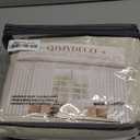 100% Blackout Curtains 84 Inch Length 2 Panels Set Farmhouse Style for Bedroom Windows/Living Room Thermal Insulated Neutral Boho Drapes Linen Blend Natural Ivory 7ft Long Hook Belt Pleated/Back Tab