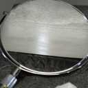 Nicesail Makeup Mirror Tabletop 8 Inch Double-Sided with 7X Magnification, Magnifying Mirror with Pedestal for Shaving Mirror, Height Adjustable for Make up Vainity Table, Chrome Finish (8 Inch, 7X)