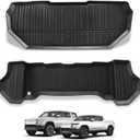 BestEvMod Compatible with Rivian R1T R1S All-Weather Front Trunk Mat TPE Material Rubber Cargo Liner Rivian R1T R1S 2022 2023 2024 Accessories (Upper + Lower Layer)