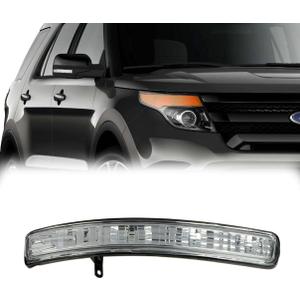 Front Side Mirror Explorer Turn Signal Light Lamp Blinker Lamp for 2011-2019 Ford Explorer Door Wing Mirror Turn Light BB5Z-13B374-A/3B375-A (Right (Passenger) Side)