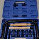 Valve Spring Compressor Kit with 4 Suction Cups | Valve Spring Removal Tool, Valve Spring Tool, 16PCS Valve Removal and Lapping Tool Set for Motorcycle, ATV, Car, Small Engine Repairs (Blue)