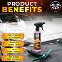 16oz All Purpose Car Cleaning Spray |Interior & Exterior Cleaning | Leather Plastic Upholstery & More | No Residue Finish | Car & Truck Detailing Cleaner