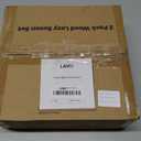 LAMU 2 Pack 9'' 10'' Lazy Susan Turntable Organizer for Table Top Cabinet, Wooden Lazy Susan for Kitchen, Pantry, Countertop, Bathroom Vanity, Spice Organization, Wood Decor