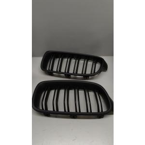 DEKEWEI ABS F30 Grill, Front Kidney Grille for 20122018 BMW 3 Series F30 F31 (Double Slats Matte Black Grills, 2pcs)