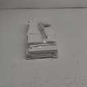 AOJEZOR Toilet Paper Holder Stand: Bathroom Storage Cabinet Beside Toilet for Small Space Bathroom with Toilet Roll Holder - White (29.9H inch)