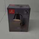 Globe Electric 51374 1-Light Plug-in or Hardwire Wall 14.44", Black, Cleo