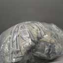 Homzard Quilts Queen Size  Cotton Queen Size Comforter Sets,Beige Grey Cotton Bedding,Striped Plaid Comforter Bedspread (90 * 98 Inches),3 Piece