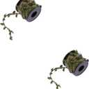 DOITOOL 2pcs String Twine Artificial Vines Jute Twine for Decor Rustic Wedding Bouquet Decorations