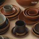MORA Medium Bowls Set of 4, 28oz Ceramic Pottery Everyday Bowls - Microwave, Oven and Dishwasher Safe - Harvest