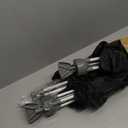 BTDVR 3 Pack X Banner Stand, Adjustable Retractable banner stand with Portable Carry Bag, Fits Banners 23"x63" to 32"x78", Sturdy & Lightweight for Trade Shows, Stores, Restaurant & Party