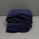 Genina Waterproof Dining Room Chair Covers Stretch Parsons Chair Slipcovers for Dining Room Kitchen Chair Protector Cover, Removable, Washable (6, Flower Pattern - Navy) (Regular-6 Pack)